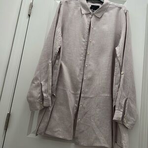 For sale a gently worn 100% linen jacket/blouse. Size extra large. Tahari.
